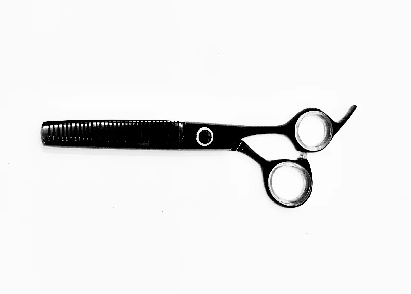 6.5"" ICON Black Titanium Coated Thinning Shears ICT-158AT