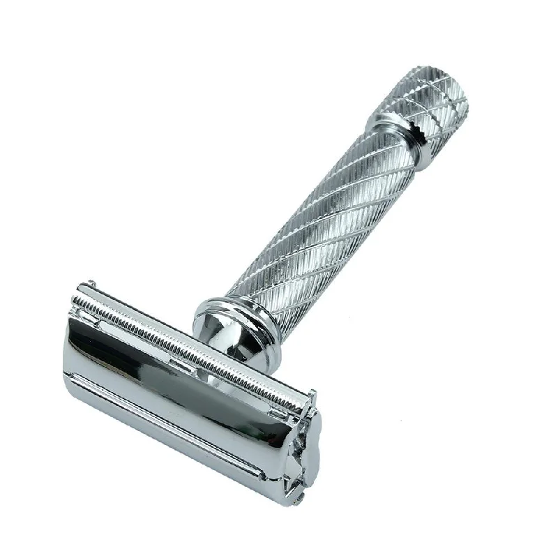 Parker 87R Short Handle Double-Edge Razor, Butterfly Opening